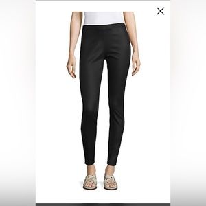 Eileen Fisher Black coated leggings, Size XL